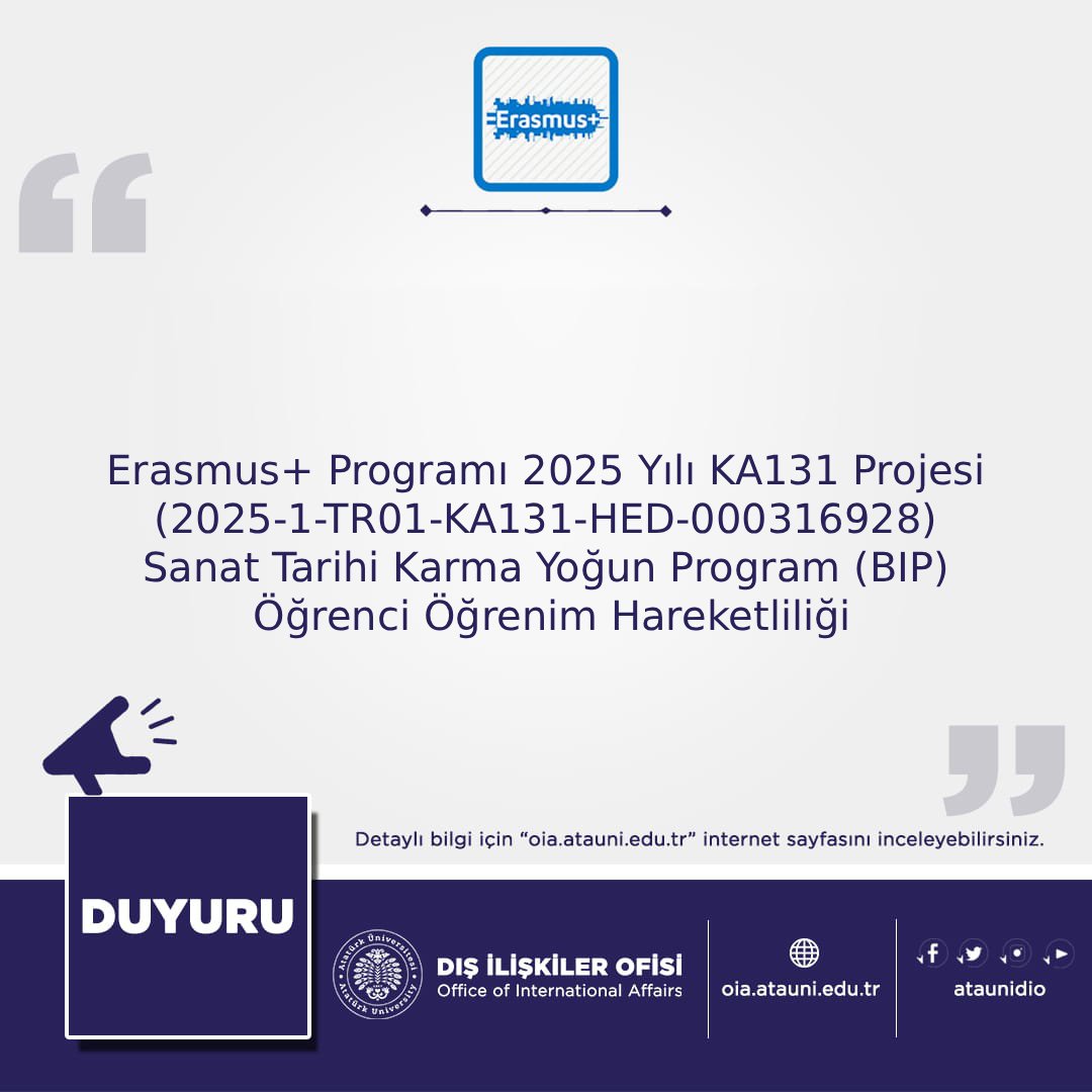 Detaylı Bilgi İçin:

birimler.atauni.edu.tr/dis-iliskiler-…