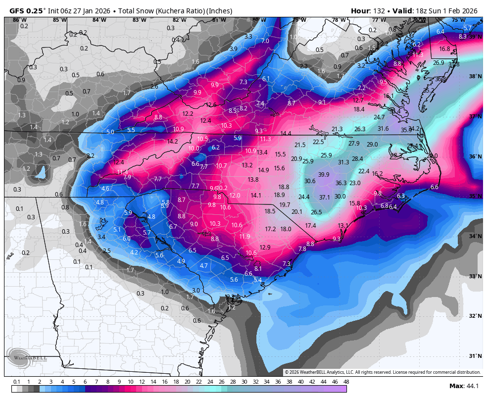 NCWeatherhound's tweet photo. NOTE: Not a forecast ... more like the winter version of #Club384 for North Carolina.
Look at your own amusement.
Remember the mantra.
Are you ready?
Are you sure?
OK .... you were warned. https://t.co/FhRQxIDC82