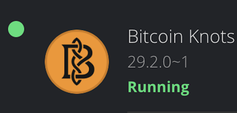 FortNakamoto's tweet photo. Running Bitcoin (Knots 29.2+BIP110 RC3) https://t.co/86byoUxtvk