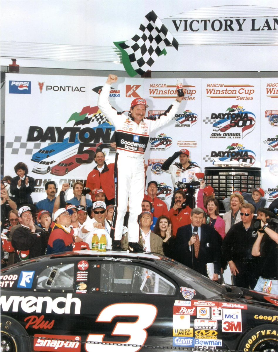 NASCARonReddit's tweet image. February 15th, 2026 will be exactly 28 years since Dale Earnhardt Sr. won the Daytona 500 "RIP BIG E!" (via u/NascarGuy1959) reddit.com/comments/1qo53… #NASCAR