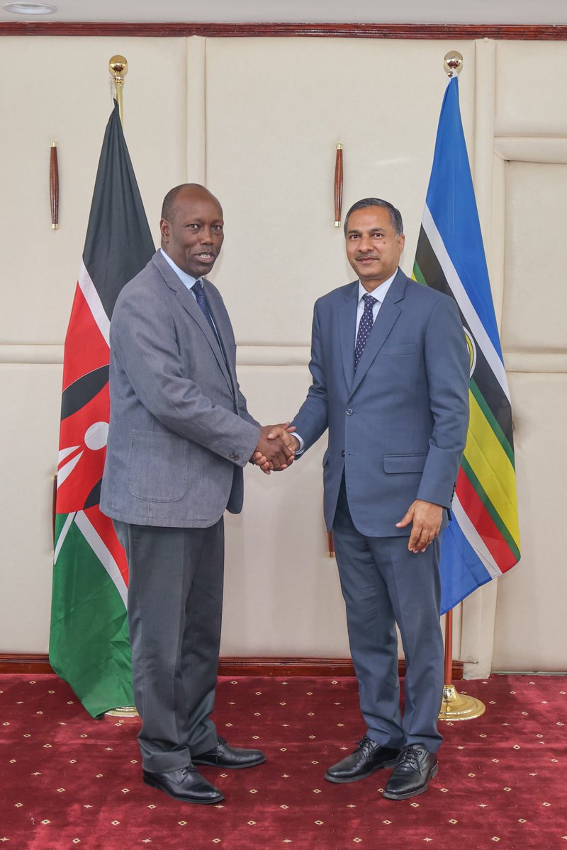 Kenya and India share long-standing historical ties dating back to the pre-independence railway construction.

We are keen to deepen our bilateral engagement, particularly to address the balance of trade through increased exports, while also boosting tourism flows.

Today, I met
