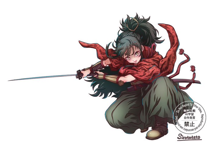 #サムライヴァンキッシュ
主人公アザミのバトルカットインできました!
エロゲだけどバトルはカッコよくしたいです 