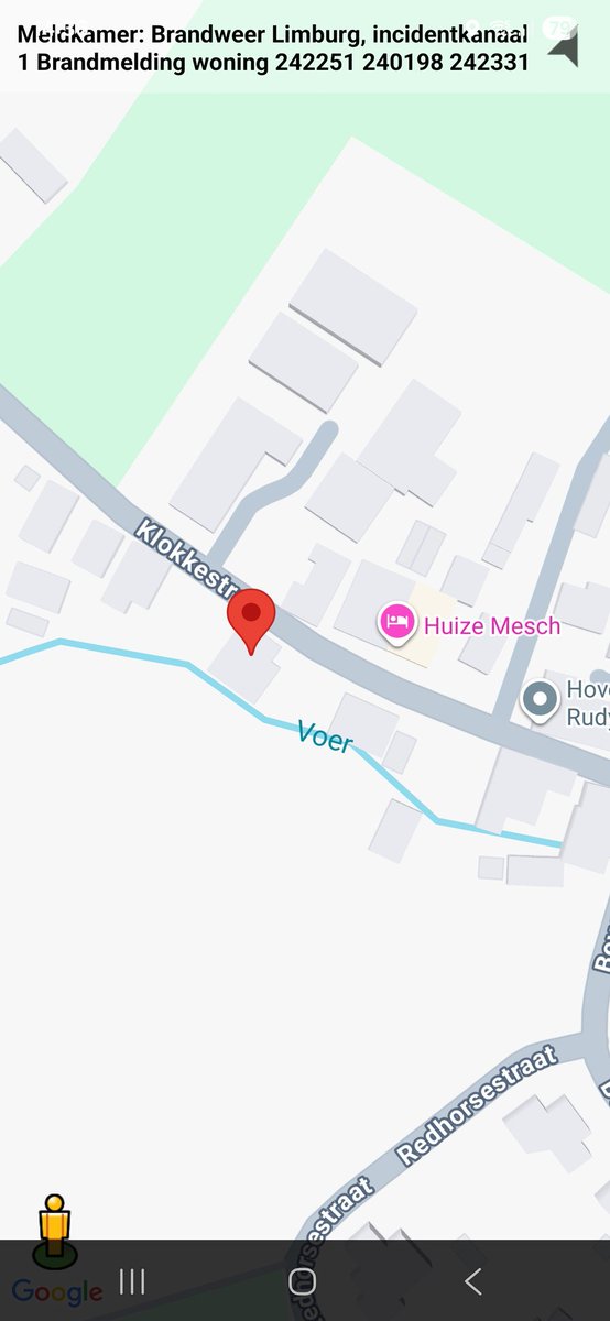 Brandmelding woning op de Klokkestraat in Eijsden