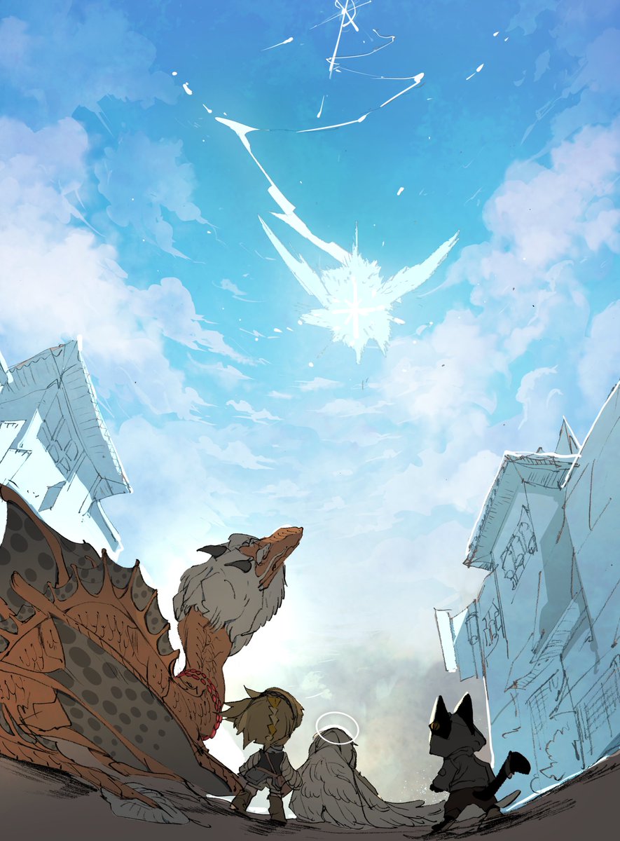 DemizuPosuka's tweet photo. 天から来る者 https://t.co/kljge8LnsW