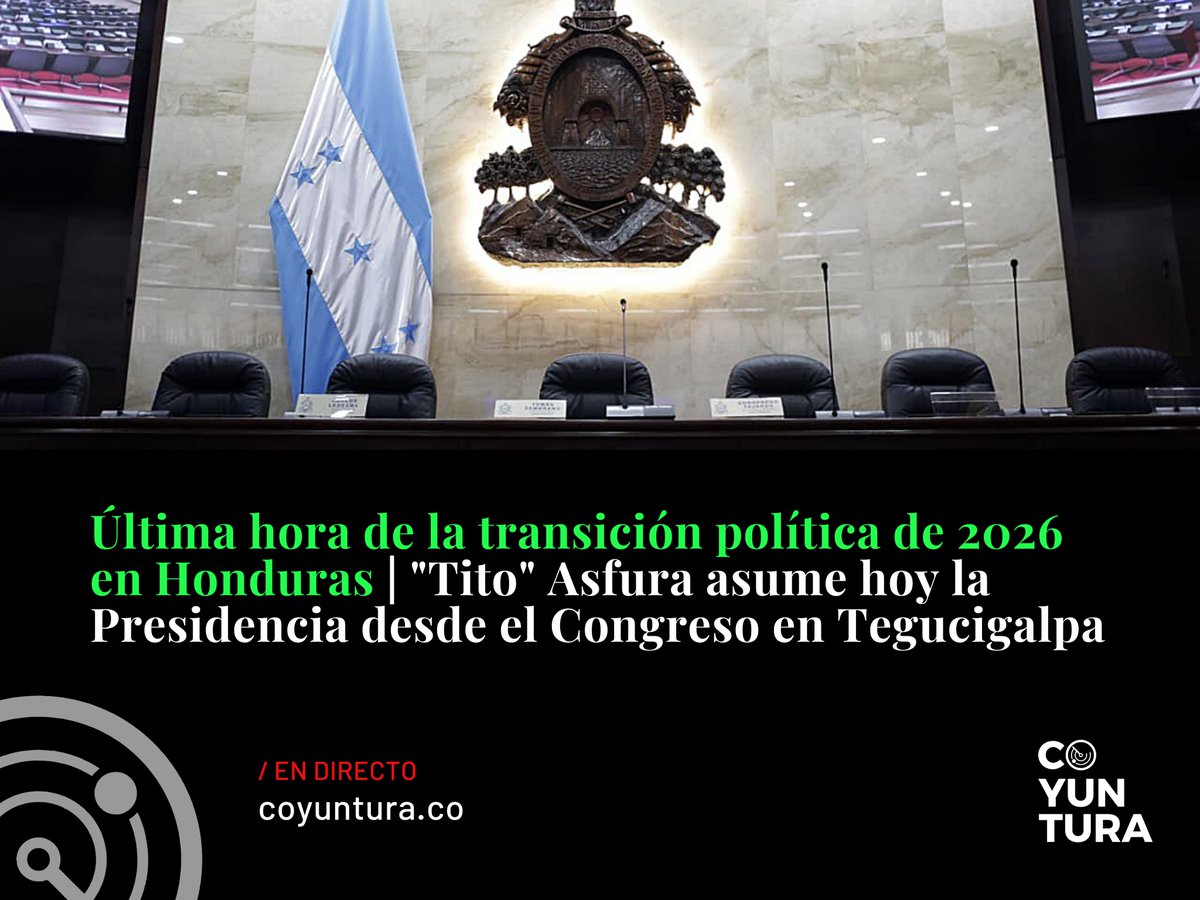🔴 #AHORA | La juramentación del nuevo mandatario se realizará en un escenario que no albergaba una toma de posesión presidencial desde hace más de 80 años.

🇭🇳 El "reloj", como ha dicho el nacionalista, ya empezó a correr.

⌨️ Sigue el minuto a minuto: bit.ly/TransiciónEnHo…
