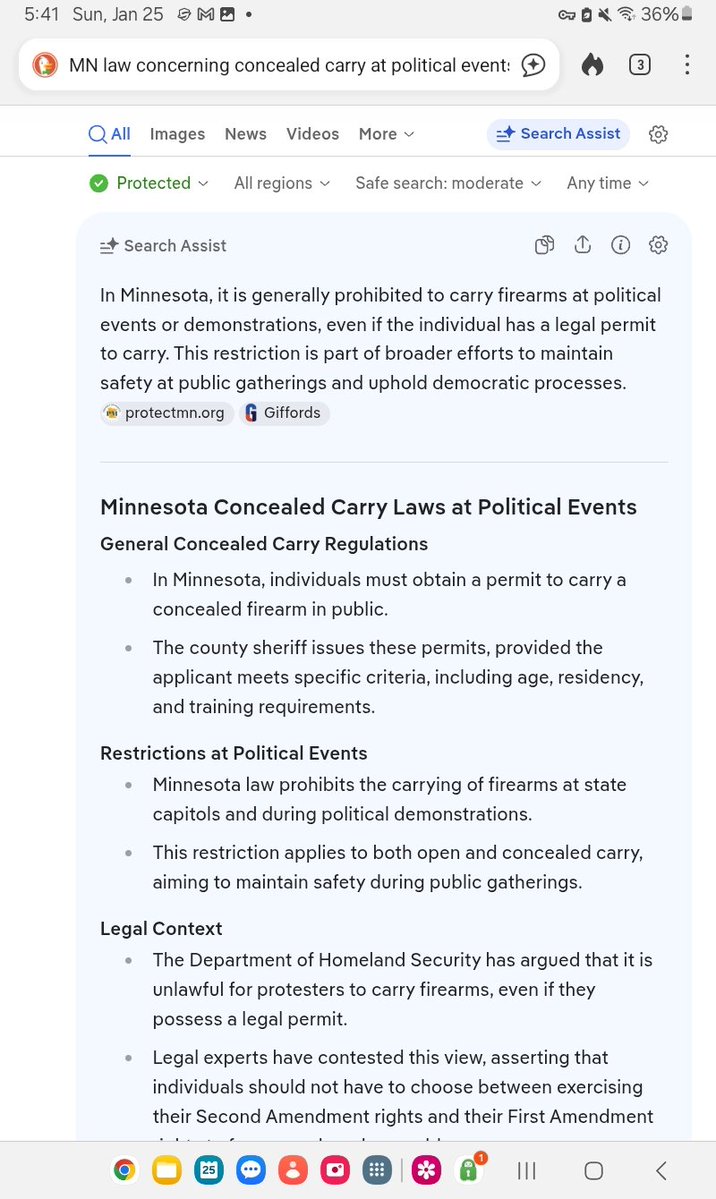 mijoinBaja's tweet image. Also this.  I've been posting for days but no one seems to notice that MN had restrictions on carry at politic demonstrations.