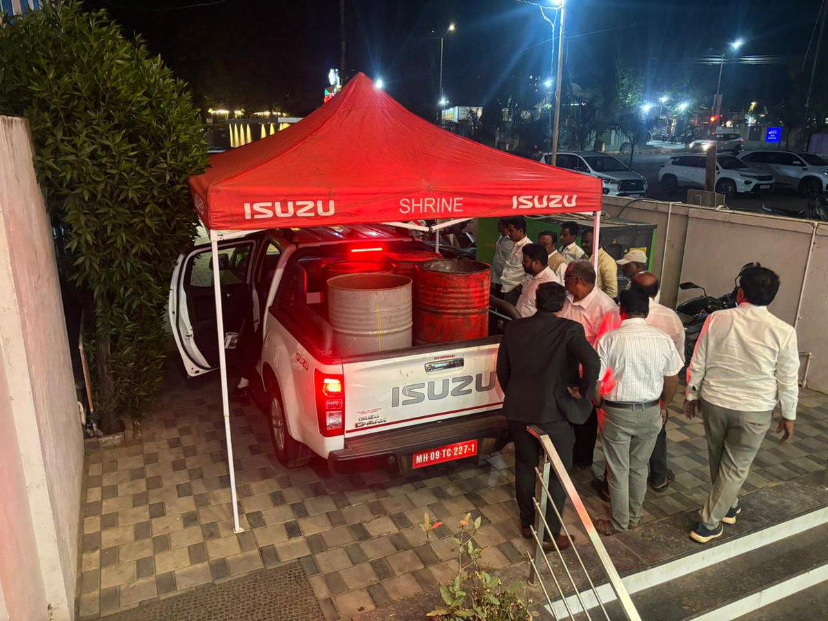 IsuzuIndia's tweet photo. ISUZU recently hosted a successful customer meet in Sangli!
Our valued guests spent the day getting a closer look at the ISUZU line-up and discussing the advanced engineering behind our vehicles. Thank you to everyone in Sangli who joined us!
#isuzumotorsindia #CustomerMeet https://t.co/D3l6HFKzo1