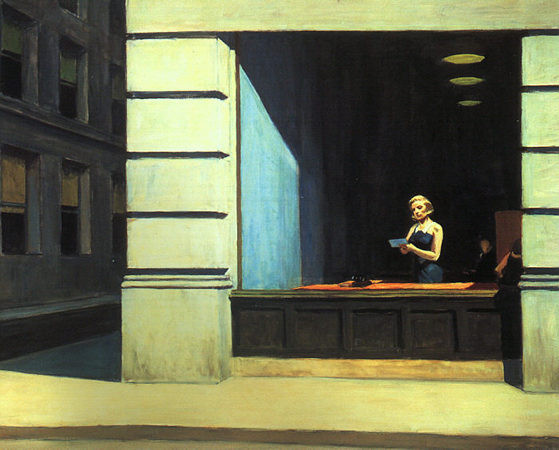 New York office - Edward Hopper, 1962.
Source : Musée des beaux-Arts, Montgomery (Alabama) 🇺🇸