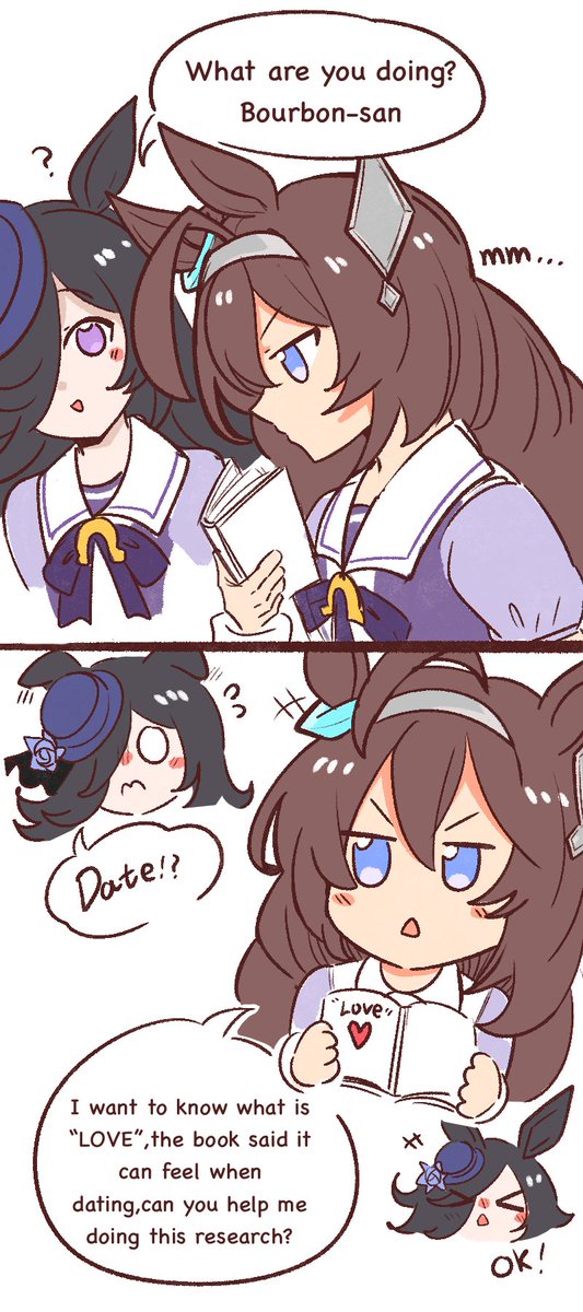 1ofAgnesDigital's tweet photo. Bourbon gonna research what is LOVE with Rise ^w^ https://t.co/I0t3Y8xcsU
