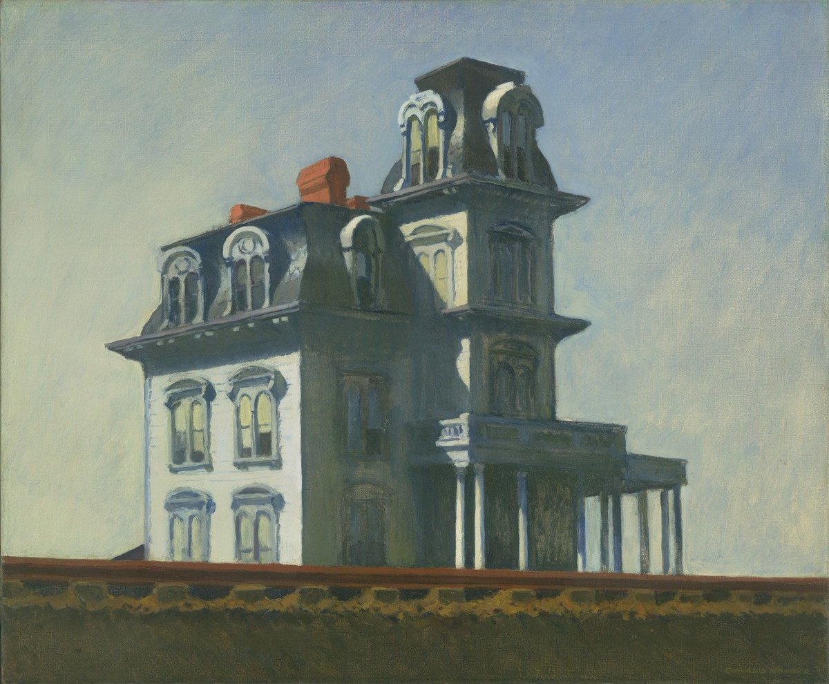 House by the Railroad- Edward Hopper, 1925.
Source : Currier Museum of Art, Manchester (New Hampshire) 🇺🇸