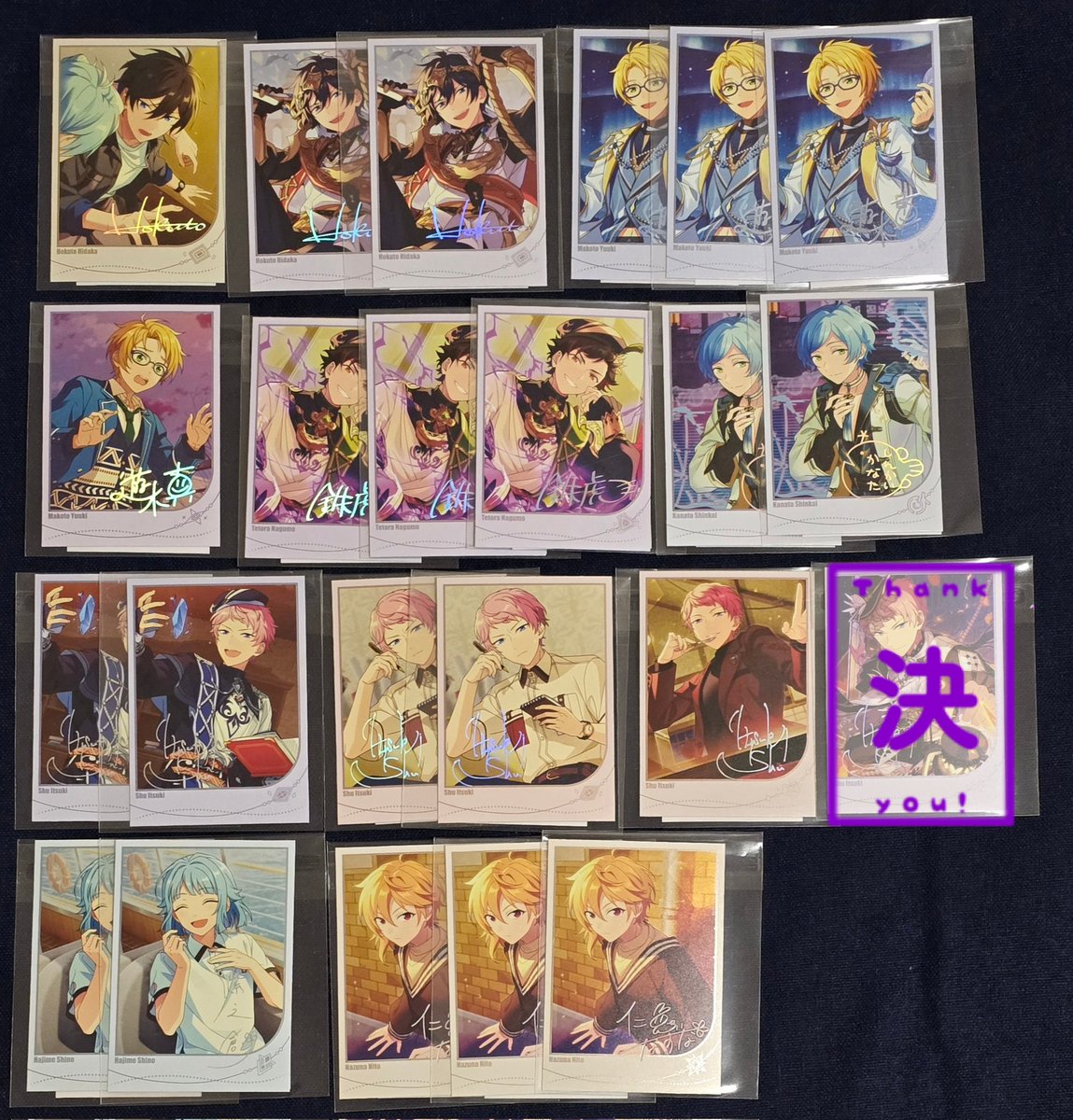 交換】 あんスタ 中国 招募 スカウト ポラロイド 第二弾 譲）北斗 真