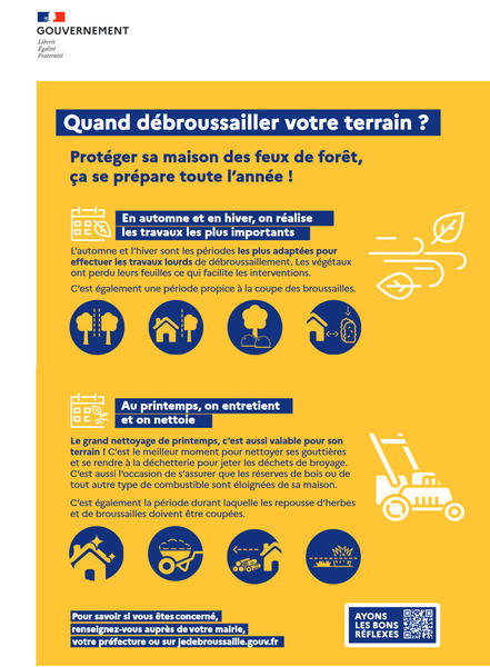 Image de Préfète de la Haute-Savoie - Protéger sa maison des #feuxdeforêt, ça se prépare toute l’année ! Je débroussaille autour de ma mai