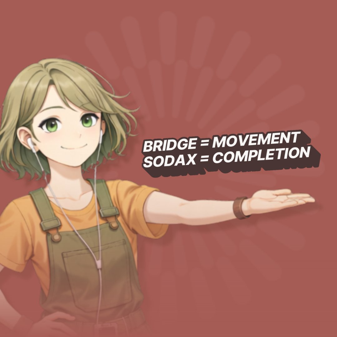 A bridge moves your tokens.

SODAX finishes your transaction.

There is a difference.