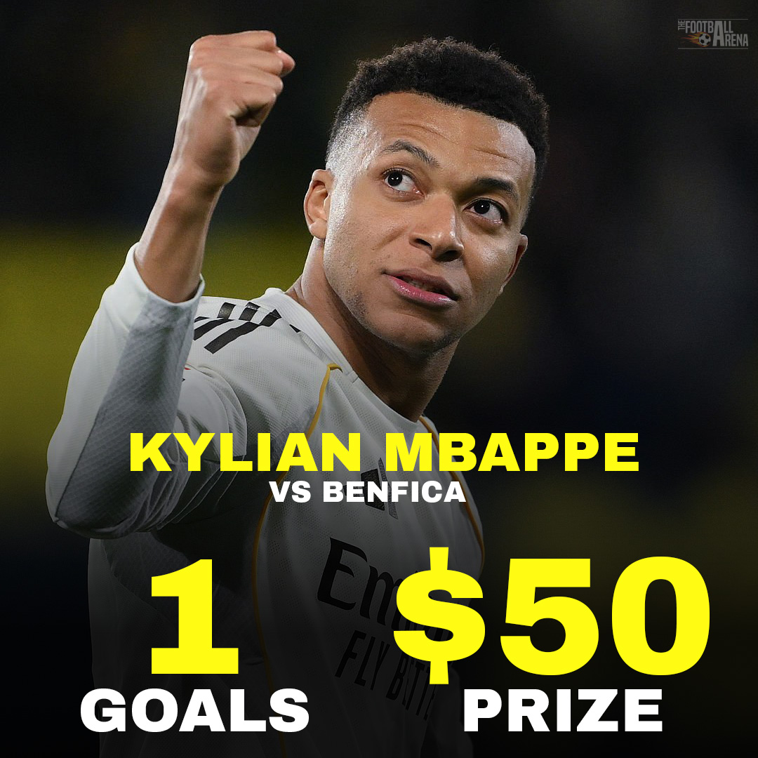 thefootyarena's tweet photo. 😍 $100 FREE CASH GIVEAWAY!

If Kylian Mbappe scores FIRST against Benfica, we’ll give two of you $50 each.

👉 $50 to one person who LIKES this post. 
👉 $50 to one person who RETWEET this post. 
👉 Must be following us @thefootyarena 

Good luck! 👊 https://t.co/EK4yvrWpaA