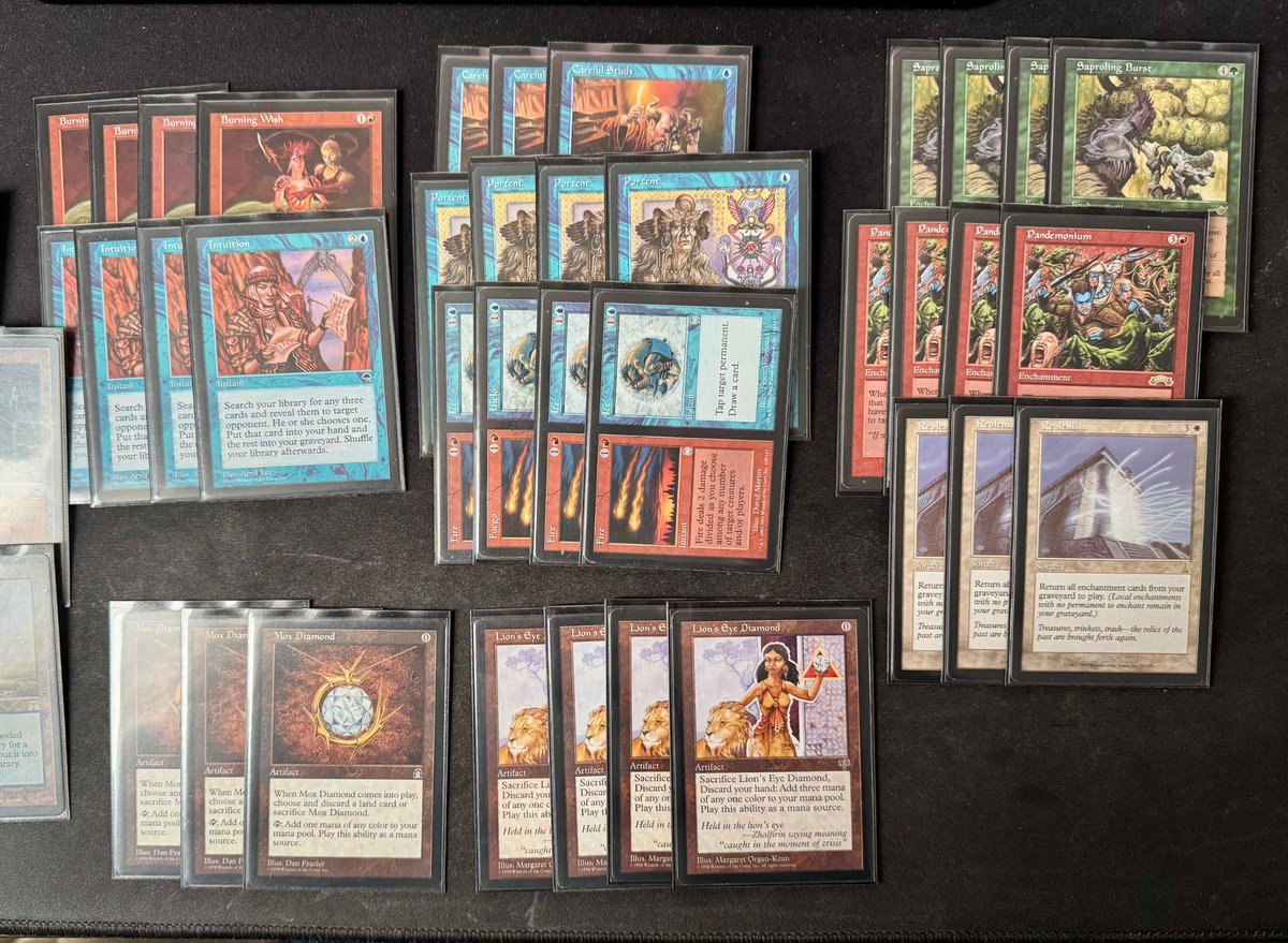 Unos buenos LEDs para el inventario esta semana. Con el ban de Tide, pensé que Pandeburst iba a ser el mejor iteración de Replenish. A ver cómo avanza.

Y para los membrillos que aún piensan que compro para especular, os dejo la barajita que voy a jugar. Un besito 😘