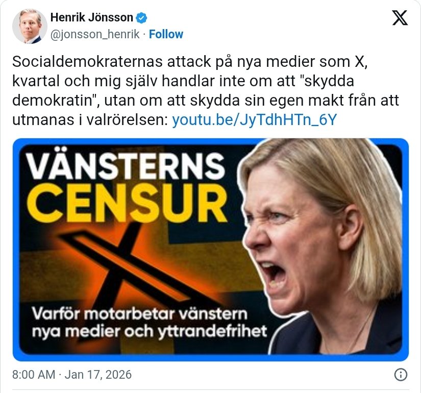 Vem göder Henrik Jönsson.
Vem betalar denna groteskt, vulgära bondfångare för att bedriva sin obskyra verksamhet.
YouTube borde banna denna desiformatör från plattformen.