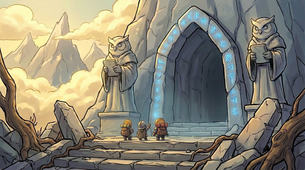 degencoinflip's tweet image. The Whispering Archives 🦉📚

The owl guardians have watched this entrance for millennia. 

Beyond the glowing runes lies a library that shouldn't exist. 

Towering shelves of forbidden knowledge, scrolls chained to their pedestals, and secrets that whisper your name.

The Degen…