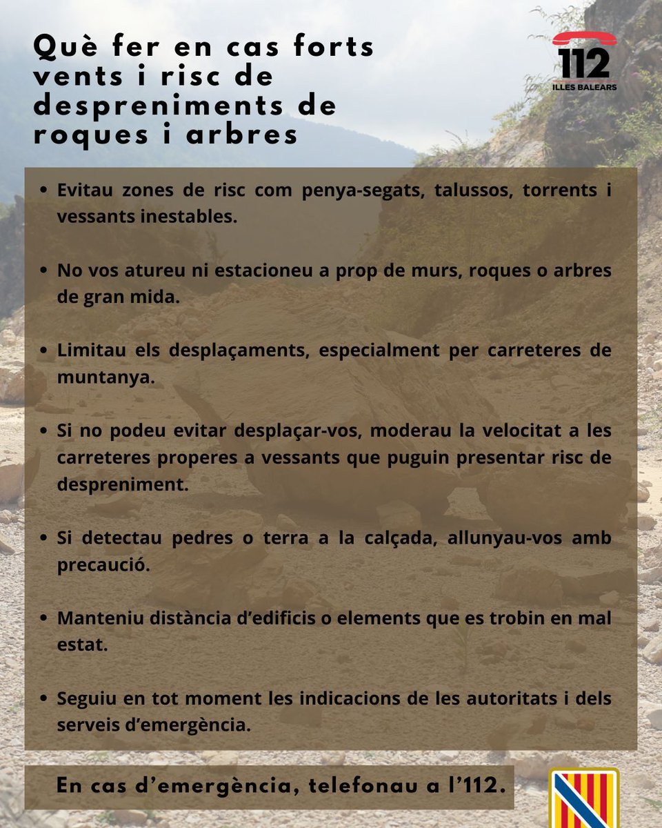 Emergències 112 Illes Balears tweet media