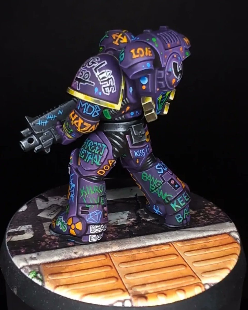 Warzone_Studio's tweet image. Hive City street justice by impressive @the_elder_medium

You've come to the wrong neighborhood, filthy heretic."

#WarzoneStudio #minipainting #hiphop #graffiti #spacemarines #urbanart
