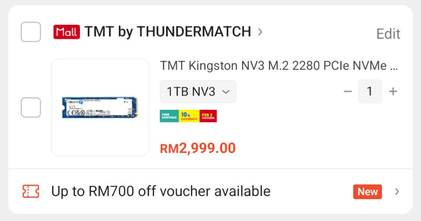 What in the forsaken world is going on here? Since when does ssd cost as much as 3k?