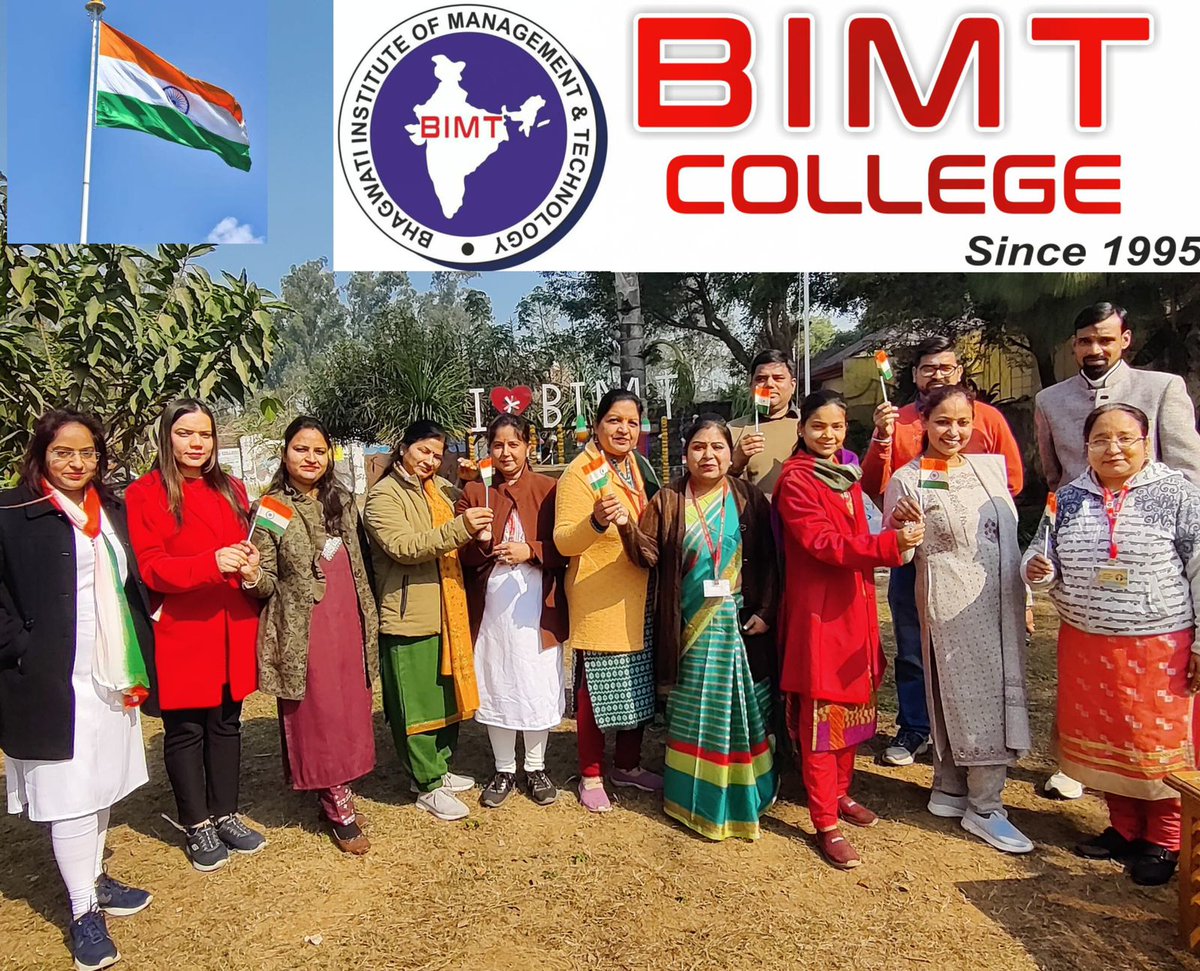 Proud hearts, free minds 🇮🇳✨
Celebrating Republic Day with our BIMTians 💚🤍🧡