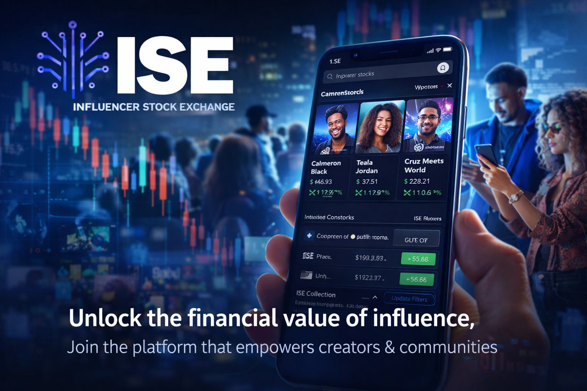 Most people see social media as entertainment.
A few see opportunity.
But the future belongs to those who see influence as an asset.

Attention is currency.
Communities are marketplaces.
Creators are becoming new economies.

At Influencer Stock Exchange, we’re building a platform