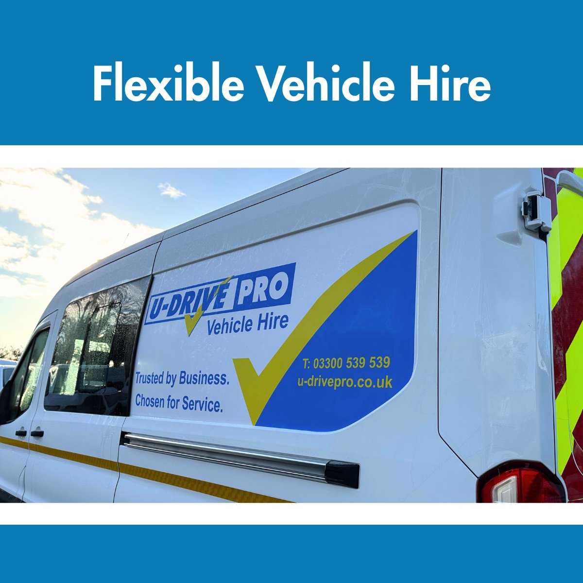 Flexible vehicle hire 🚐
Flexible, short-term or long-term ✅
Vans, tippers &amp; 4x4s ready to go

u-drivepro.co.uk

#UDriveVehicleHire #UDrivePro #VehicleHire