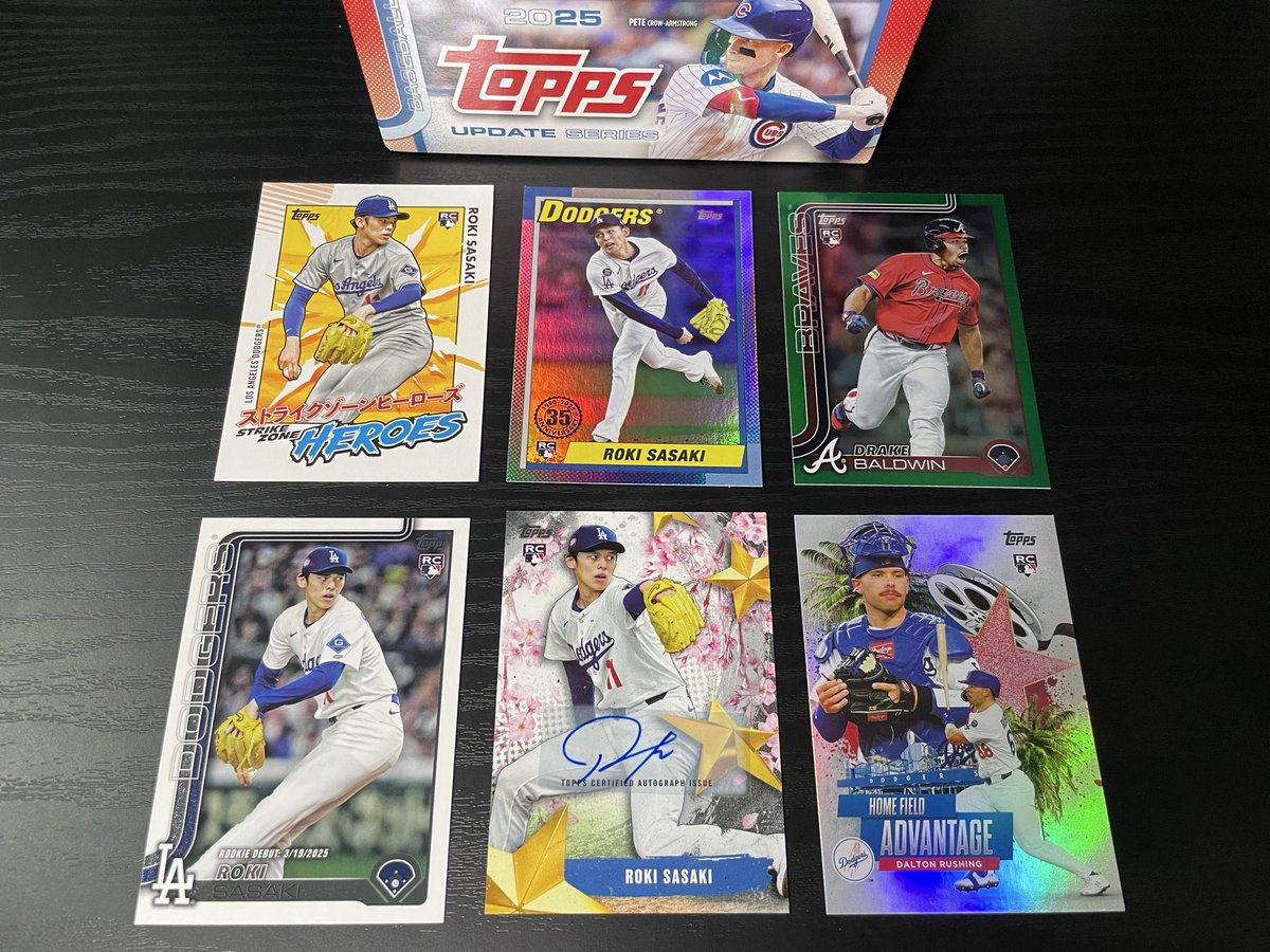 Topps 2025 佐々木朗希 HFAインサート RC MLB 希少