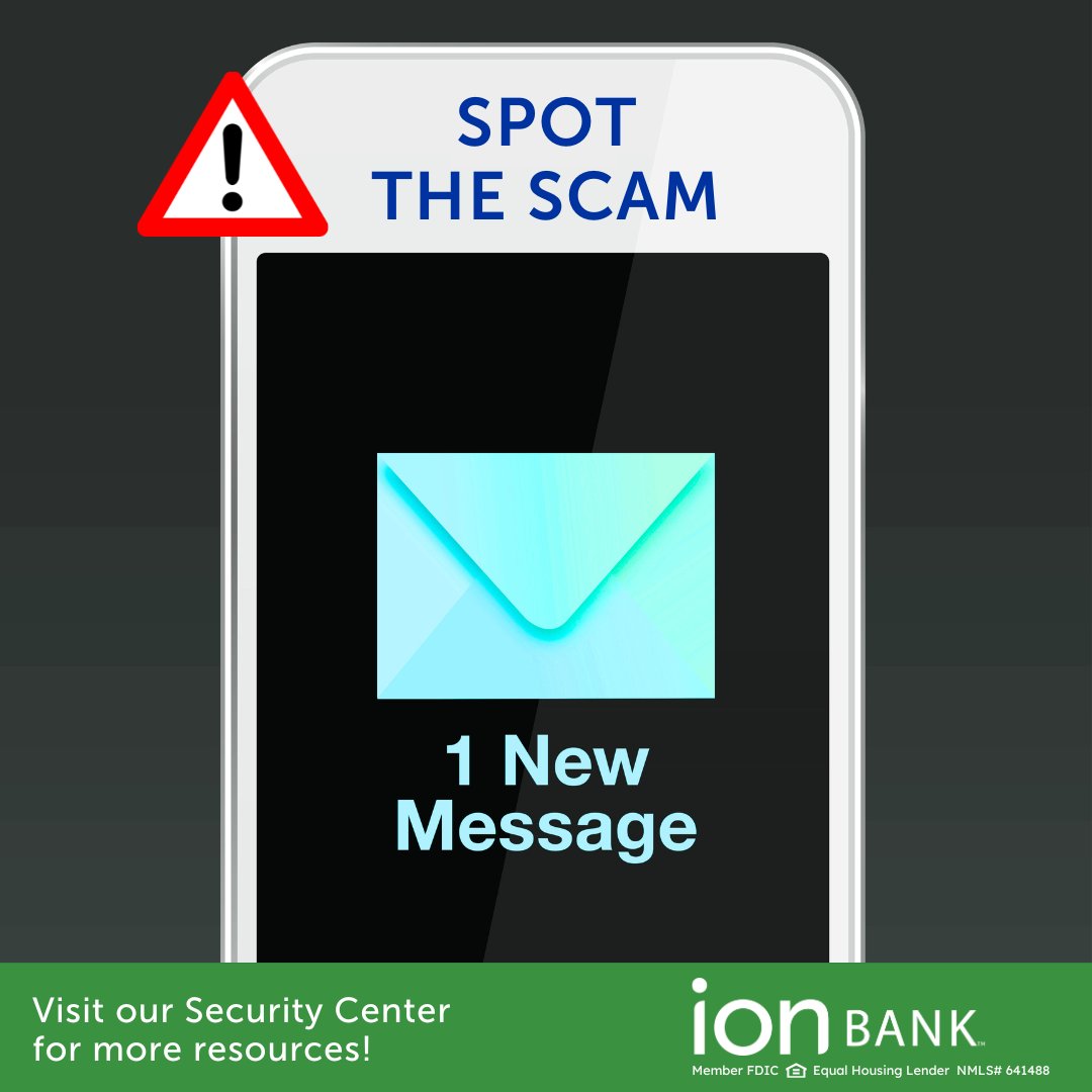 🚩 Pause on pressure! If a message says “act now”, that’s your cue to verify the source. Use an official phone number or website, not the one you were sent.

Visit our Security Center for more fraud prevention tips: bit.ly/ion-security-tw

#spotthescam #fraudprevention #IonBank