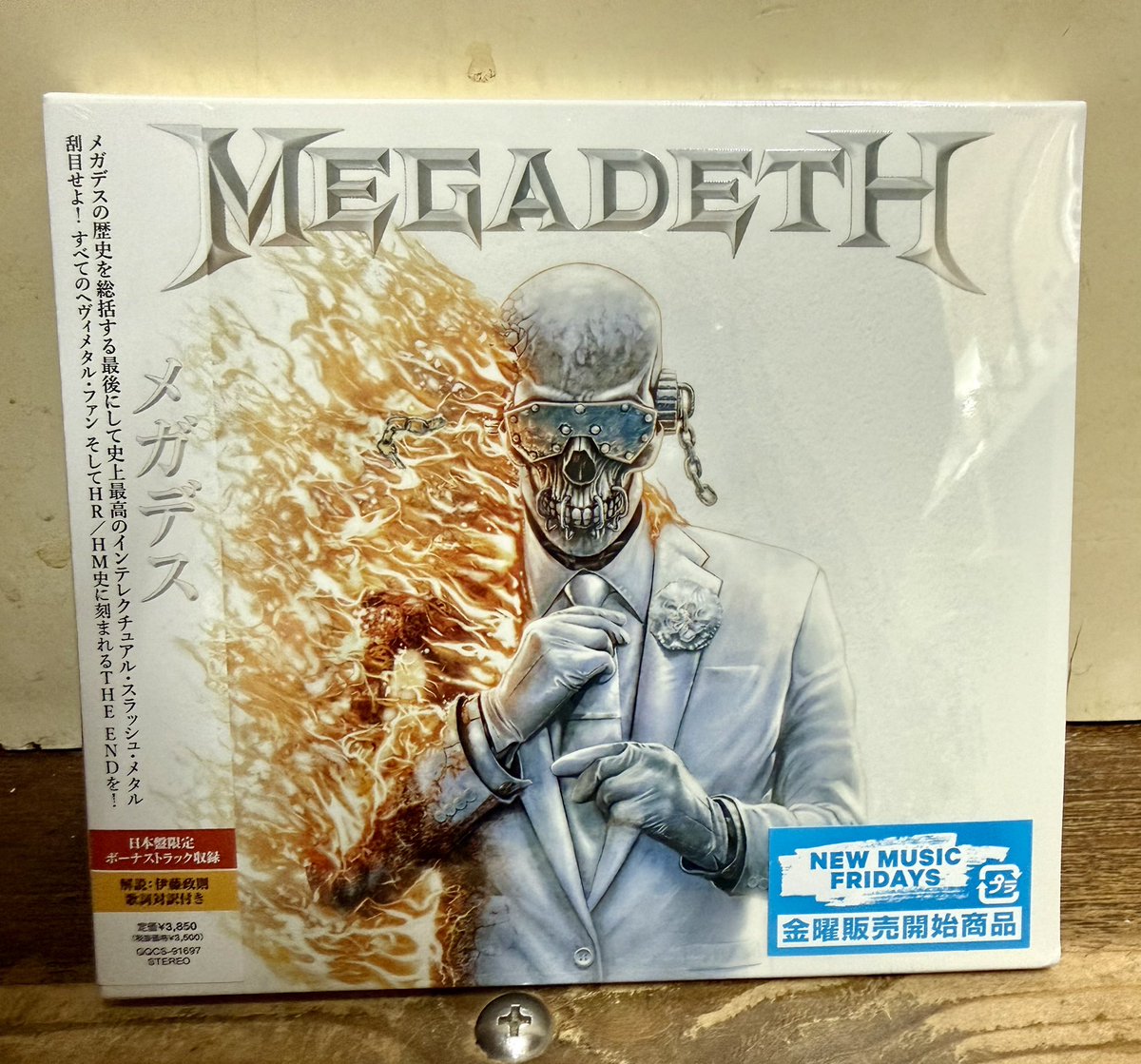 MEGADETH,新品,メガデス,スラッシュメタル,直筆サイン入り 【公式通販】