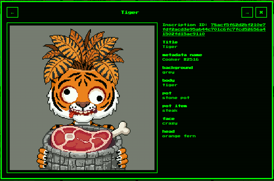 GM ordinals!

--title
"Tiger"