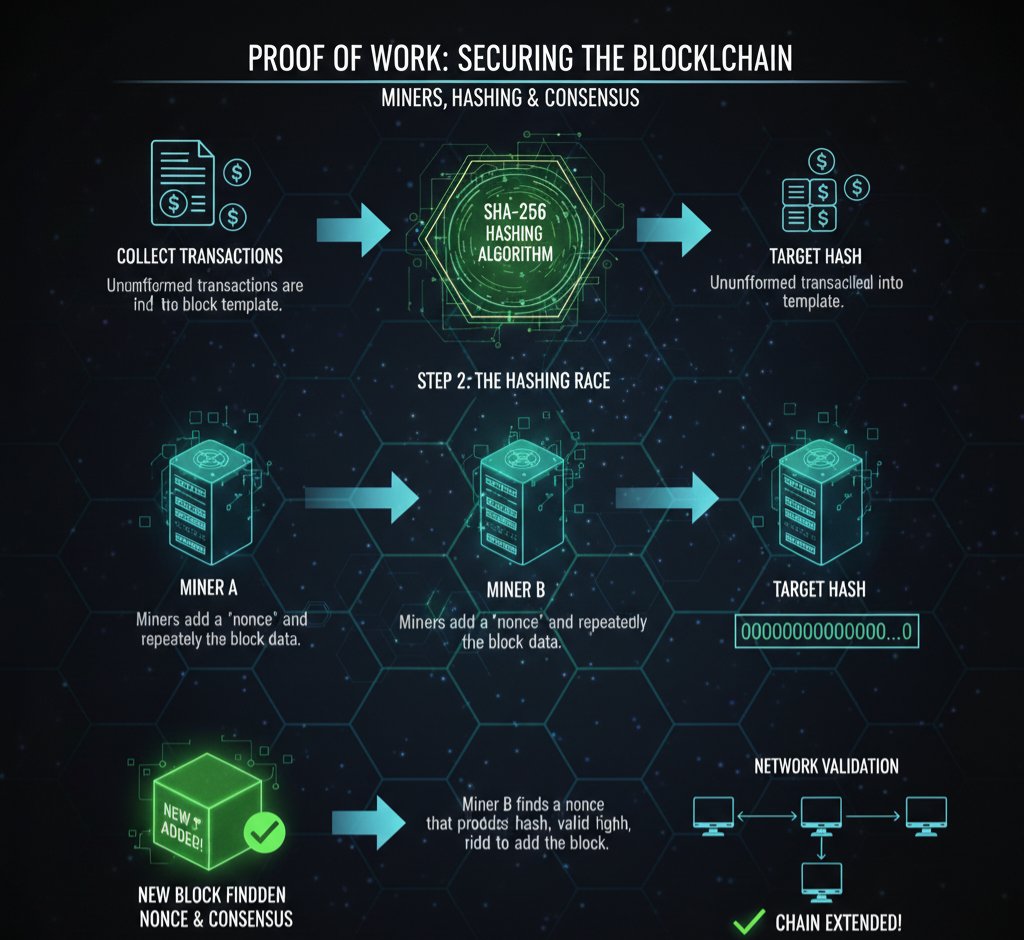 The SHA-256 (Secure Hash Algorithm 256-bit) serves as the fundamental  cryptographic backbone of many blockchains, most notably Bitcoin. It is a  one-way hashing function that takes an input of any size. #eazevalidator #