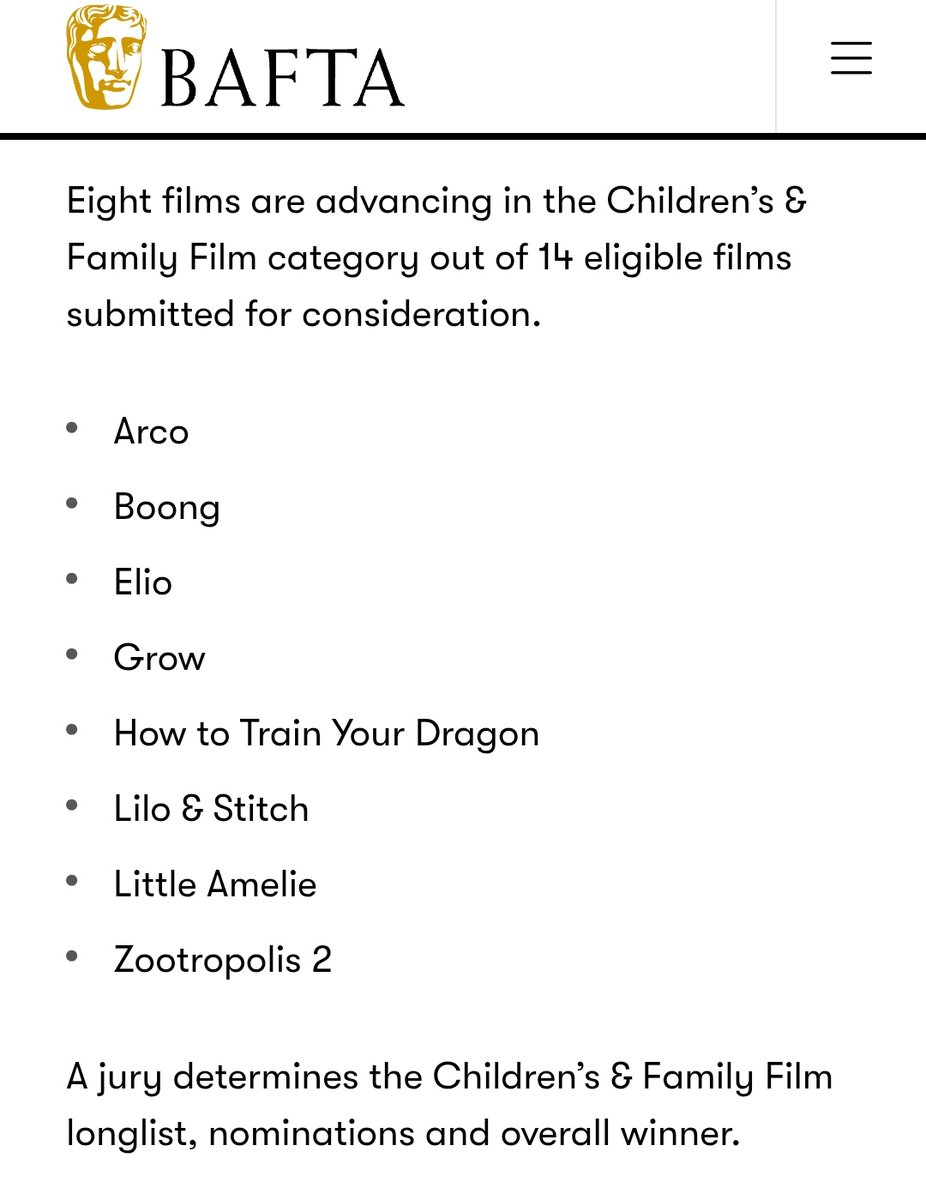 Wow!!! BOONG has secured a nomination at the 2026 BAFTA Awards in the Best Children’s &amp; Family Film category... 
From Eight Longlisted films, only Four were Nominated &amp; Boong is one of them...
A huge milestone...
FINGER CROSSED 🤞