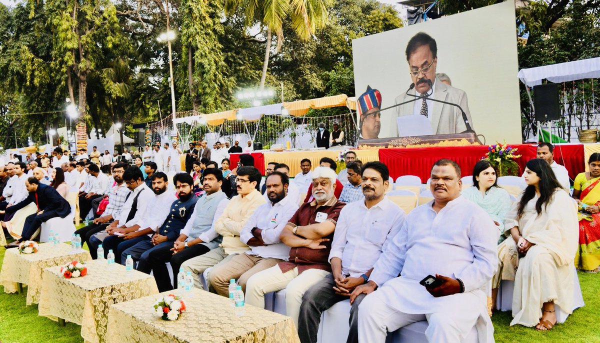 Attended the “At Home” programme hosted by the Hon’ble Governor of Telangana State on Republic Day. 🇮🇳