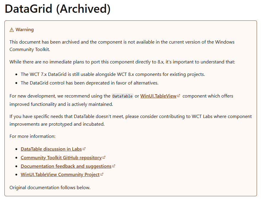 _waheedahmad's tweet photo. π Big news! My #WinUITableView project is now officially recommended by Microsoft Community Toolkit team as the DataGrid control for #WinUI apps!
π Big thanks to the amazing community!
π¦ https://t.co/aItrgobUdZ
π https://t.co/MyM3rs0gwO
#WinUI3 #OpenSource #DotNet https://t.co/moNKkCzuP3
