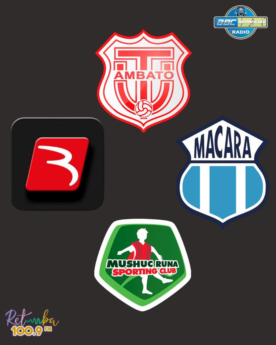 ATENCIÓN HINCHAS AMBATEÑOS‼️

 Fechas oficiales para las develaciones de las indumentarias de los equipos de la zona central del país:

🔵  12 de febrero lanzamiento indumentaria de #Macara (preventa ya al mercado $42 camiseta celeste principal adultos, $38 niños)

🔴⚪️  16 a 17