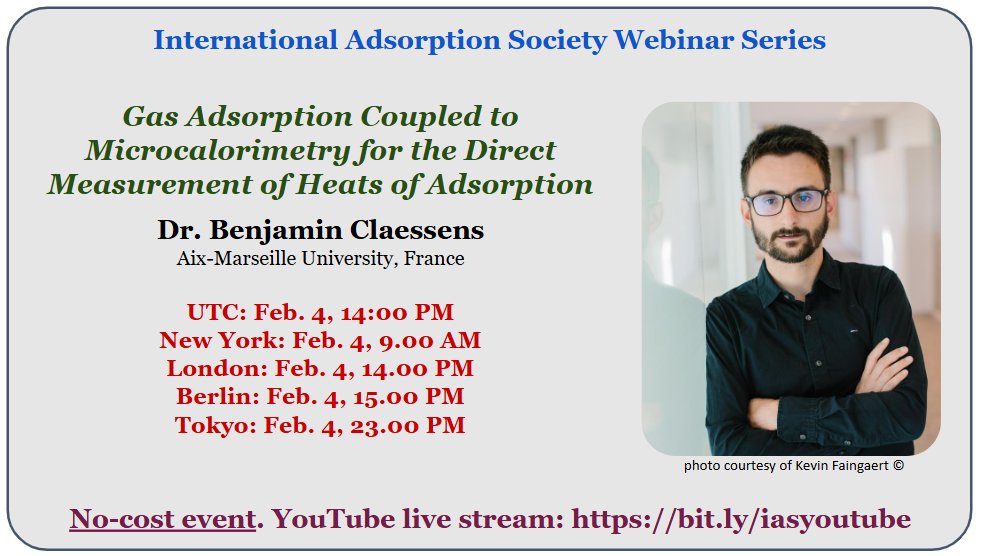 International Adsorption Society tweet media