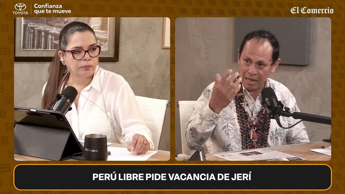 #ENVIVO #S8 | 🟡 “El pueblo peruano nos han dado la confianza para trabajar con transparencia. Por ejemplo, escucho a Porky que apoya a la vacancia pero de la boca para fuera porque no han firmado su moción. Por eso hoy, les voy a enviar a todas las bancadas para ver quién firma