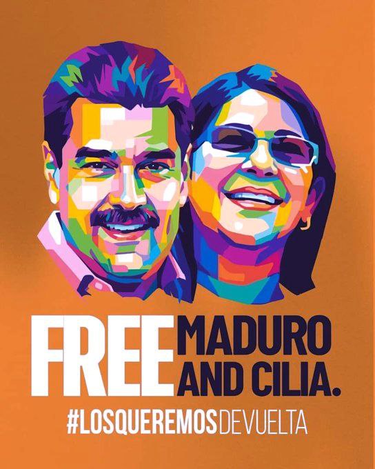 Seguiremos en esta lucha por su liberación 💪🏼 aquí nadie desmaya a luchar por nuestro presidente Nicolás Maduro y la primera dama cilia flores 

#MaduroCiliaHeroes