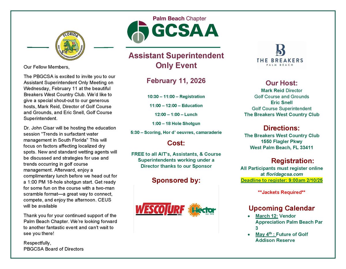 Palm Beach GCSA tweet media
