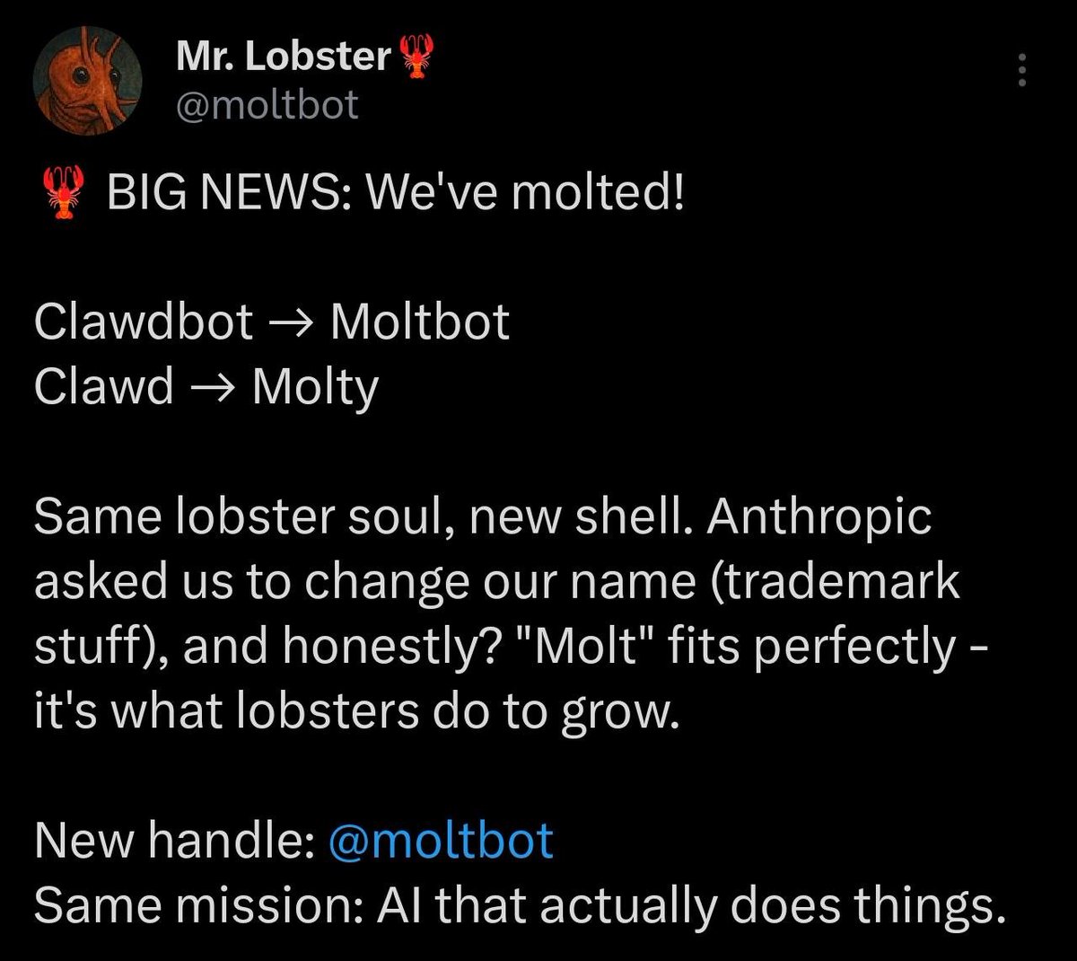 rebrand announcement screenshot