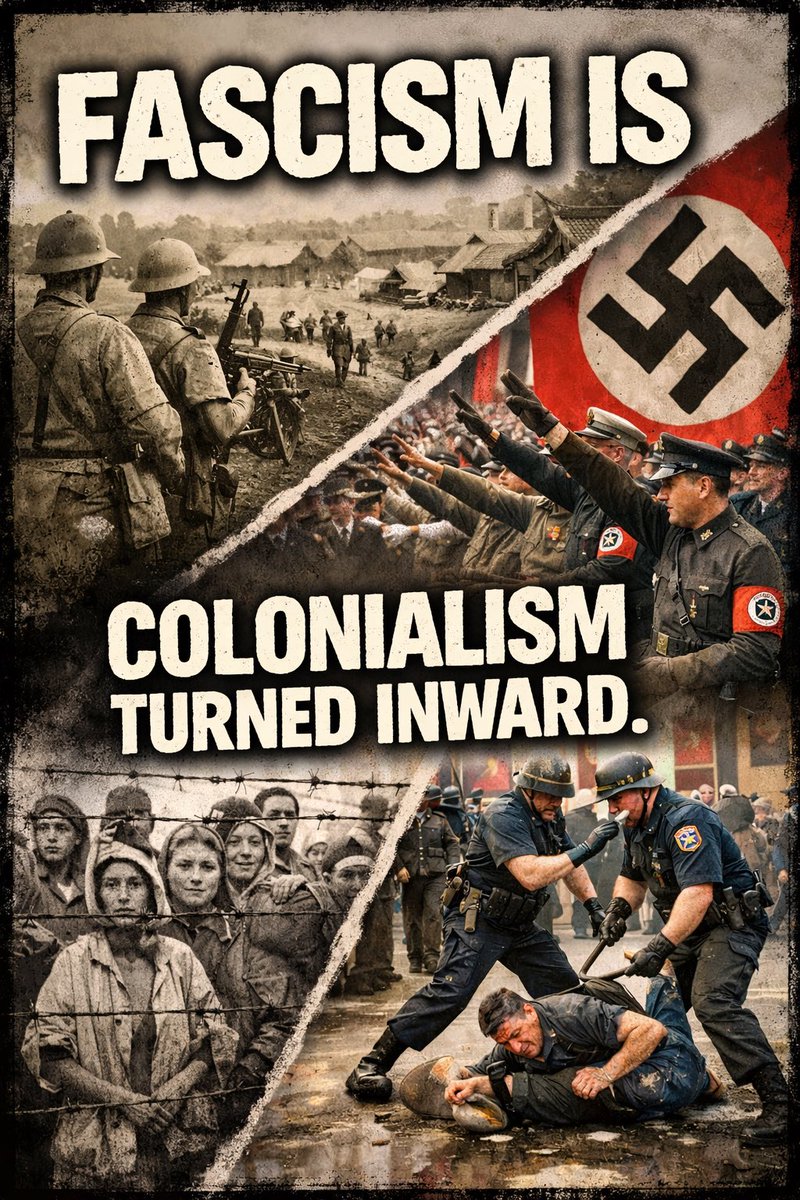 Fascism is colonialism tuned inward. 
#trump #maga #venezuala #greenland #minnesota #chicago