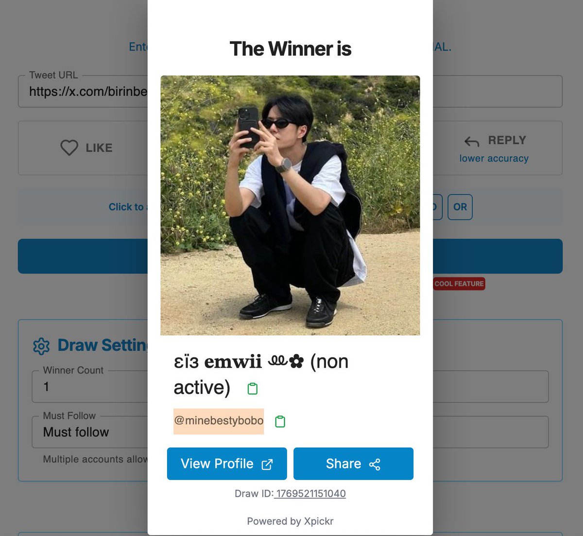 <a href="/minebestybobo/">εїз 𝐞𝐦𝐰𝐢𝐢 ꔛ✿ (non active)</a> 
ติดต่อแจ้งที่อยู่ที่ <a href="/berinbooks/">BerinBooks 📚</a>  ได้เลยค่ะ
( กรณีไม่แจ้งภายใน 24 ชม หลังประกาศ จะสุ่มใหม่ฮะ )