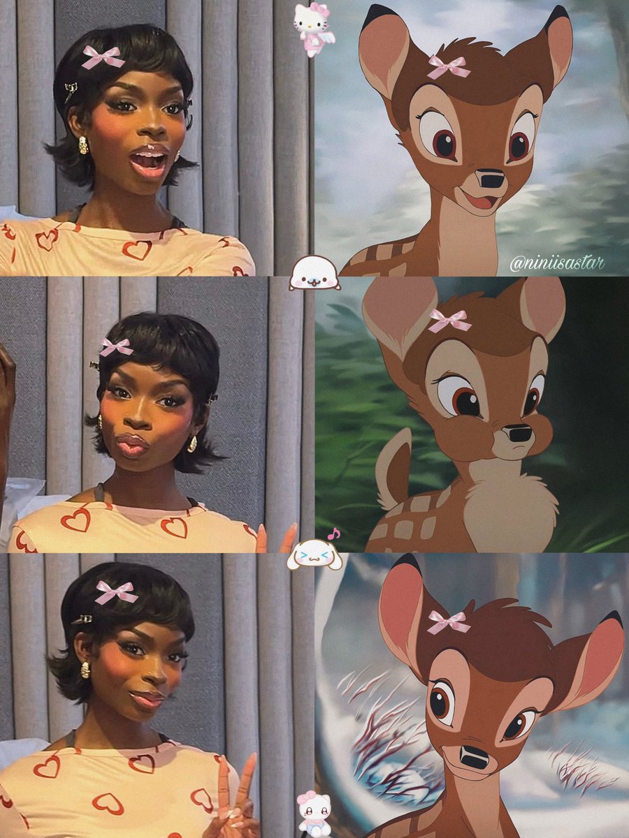 niniisastar's tweet image. Pookie deer fairy 🧚🏾‍♀️ 🦌🎀