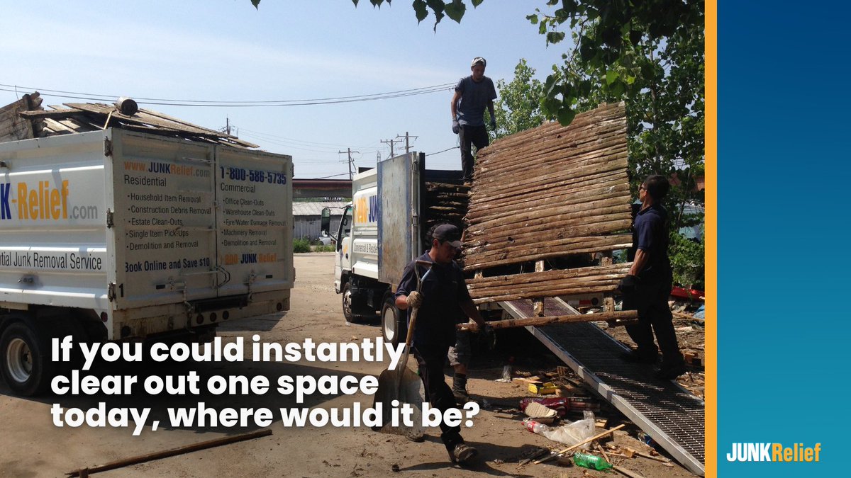 JunkRelief's tweet image. Garage? Basement? Spare room that became a storage unit? 🤔
If you could clear one space today, which would it be?
Drop it in the comments, we’re curious! 👇

#ReclaimYourSpace #JunkRelief #DeclutterGoals