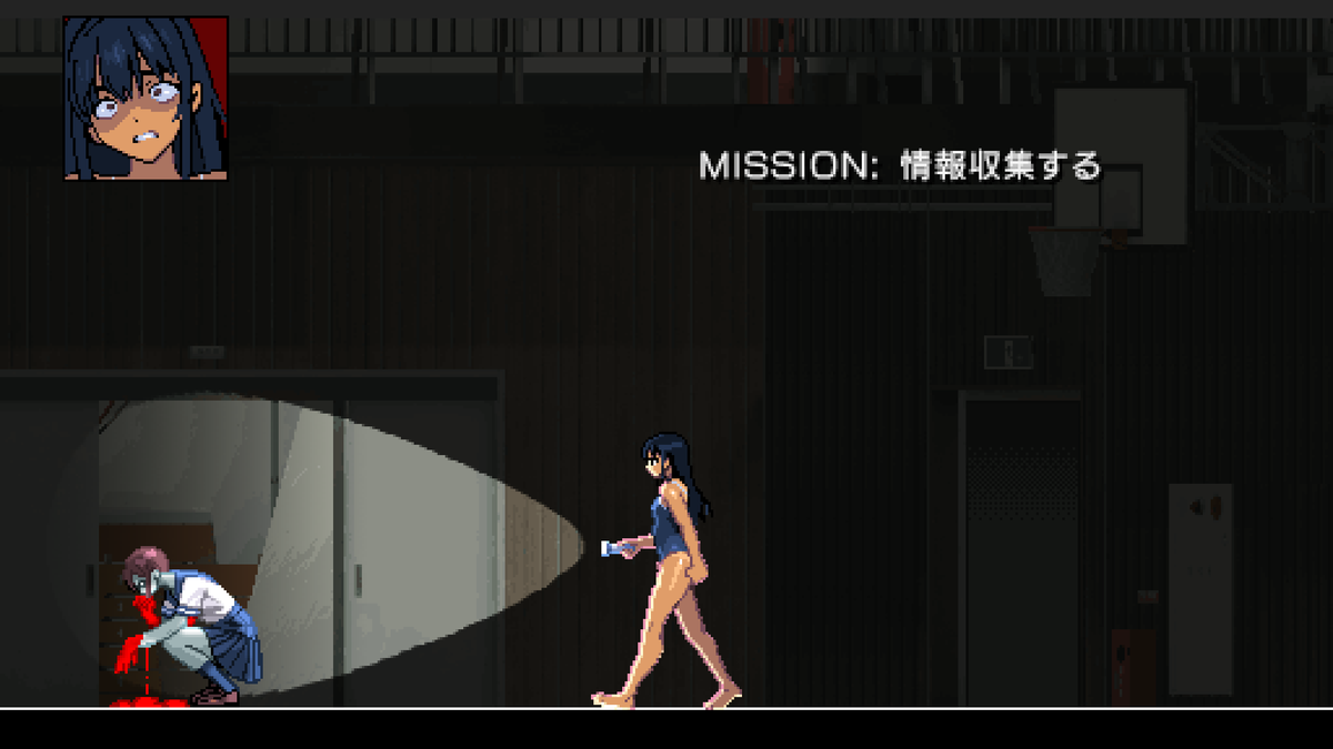picopico256's tweet photo. 未成年でゾンビホラーはSteamで販売できない（BANされるかもしれん）という話を聞いて怖気付いているのですけど、いつかこんなホラゲーを作ろうと画策しているものです。
しかし…年末年始ホラー映画観まくったけど、わたくしにホラーの資質はないかもしれない。 https://t.co/8xUARY06Dn