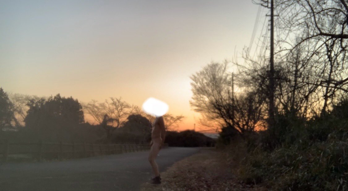 ひとり野外でしたw