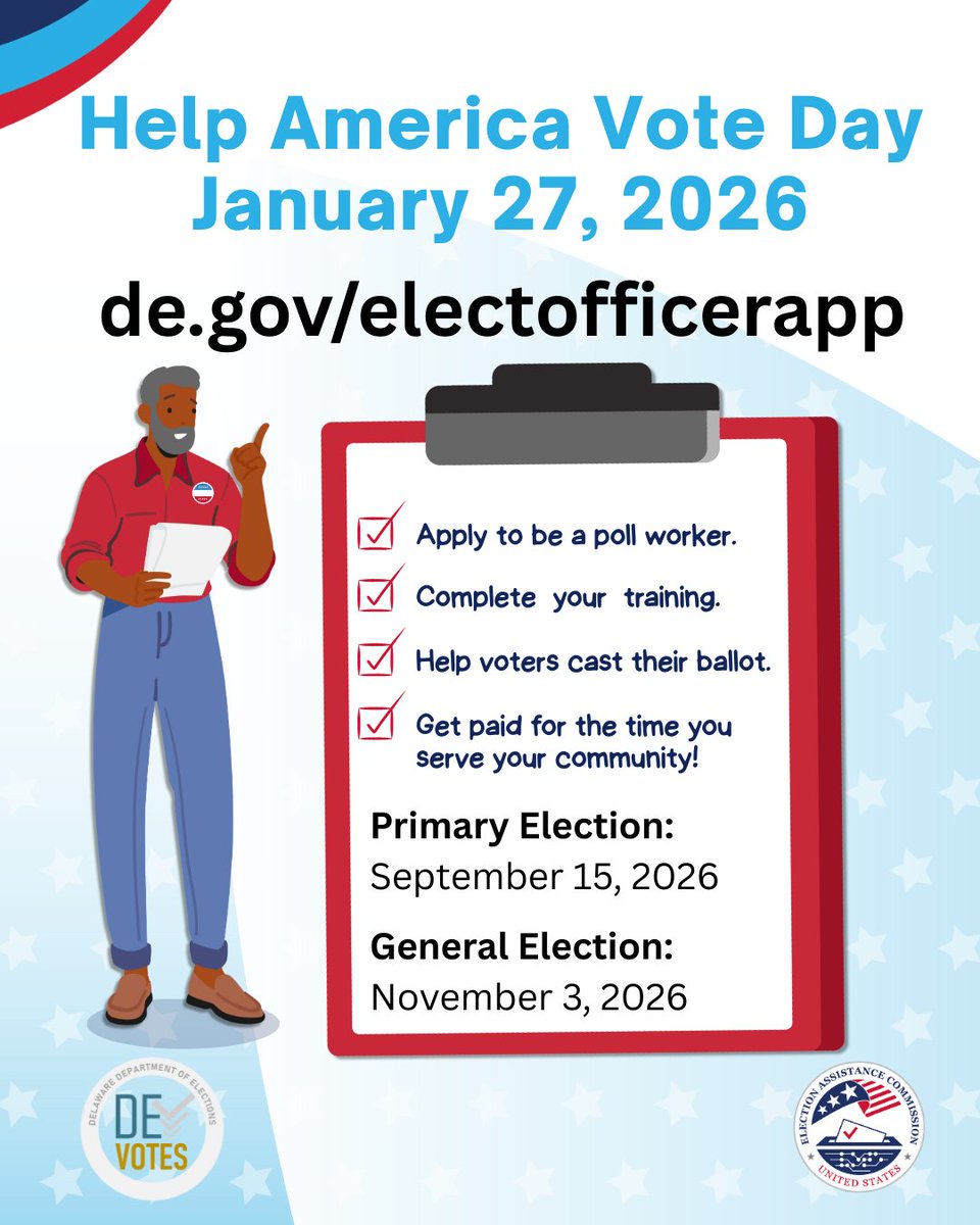 Delaware Department of Elections tweet media