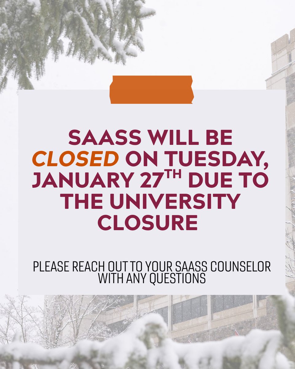 Virginia Tech SAASS tweet media