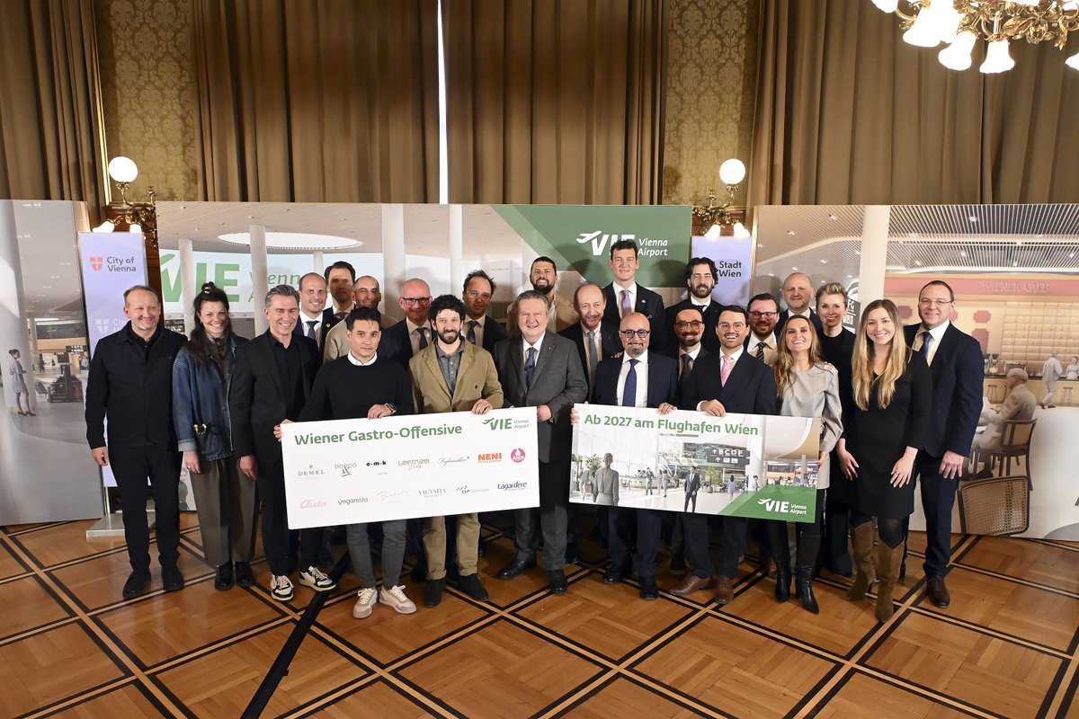 Der #Flughafen Wien ist für Millionen Gäste der erste und letzte Eindruck unserer Stadt und künftig wird dieser Eindruck auch kulinarisch unverkennbar wienerisch sein. /1